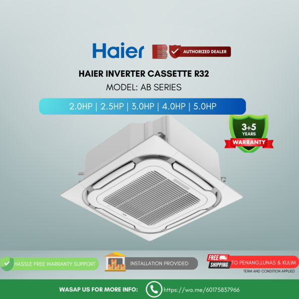 HAIER INVERTER CASSTTE R32 AB-ERG SERIES